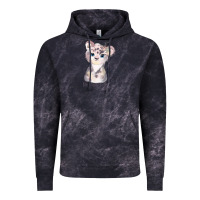 Cloud Black tiger cute animals Vintage Hoodie - RanaPortraitStore