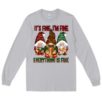 Moon Dust It's fine i'm fine everything is fine Long Sleeve Tee - NancyCooperArtShop