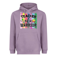 Lavender Teacher of a warrior Heavyweight Hoodie - CowhideDigitalArt