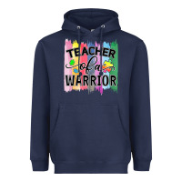 Navy Teacher of a warrior Heavyweight Hoodie - CowhideDigitalArt