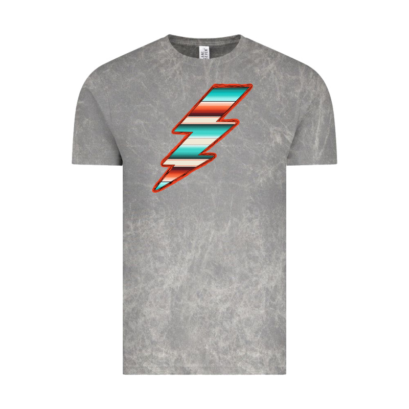 Teal And Orange Serape Lightning Vintage Tee by Bettercallsaul | Teevron