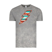Cloud Rock Teal and Orange Serape Lightning Vintage Tee - Bettercallsaul
