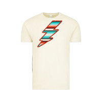 Vintage Arctic Teal and Orange Serape Lightning Vintage Tee - Bettercallsaul