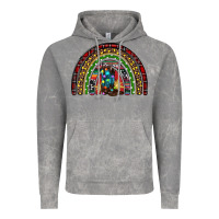 Cloud Rock Christmas cowboy boots rainbow Vintage Hoodie - RanaPortraitStore