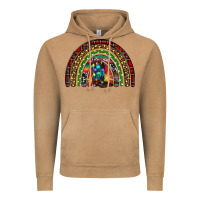 Vintage Camel Christmas cowboy boots rainbow Vintage Hoodie - RanaPortraitStore