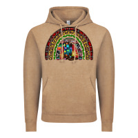 Christmas Cowboy Boots Rainbow Vintage Hoodie | Teevron