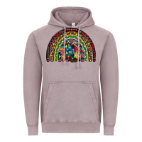 Vintage Zinc Christmas cowboy boots rainbow Vintage Hoodie - RanaPortraitStore