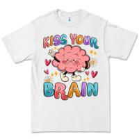 White kiss your brain Premium Tee - MaliasSmallBusiness
