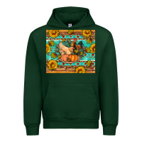 Foreset Green Fall coop animals pumpkin Urban Hoodie - Artiststas
