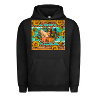 Pigment Black Fall coop animals pumpkin Urban Hoodie - Artiststas