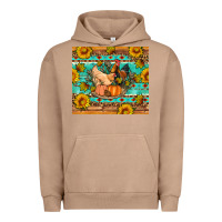 Pigment Burro Fall coop animals pumpkin Urban Hoodie - Artiststas
