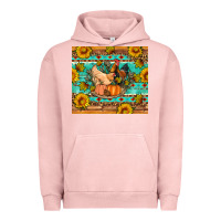Pigment Salmon Fall coop animals pumpkin Urban Hoodie - Artiststas