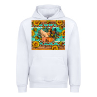 White Fall coop animals pumpkin Urban Hoodie - Artiststas