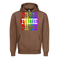 Chestnut Pride pride pride Zipper Hoodie - FaDigitalArtStudio