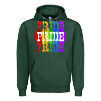 Sports Green Pride pride pride Zipper Hoodie - FaDigitalArtStudio