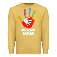 Antique Gold LIL Autism Mom Premium Sweatshirt - CowhideDigitalArt