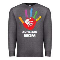 Charcoal Heather LIL Autism Mom Premium Sweatshirt - CowhideDigitalArt