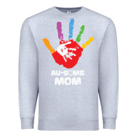 Heather Grey LIL Autism Mom Premium Sweatshirt - CowhideDigitalArt