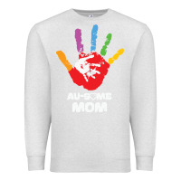 Oatmeal Heather LIL Autism Mom Premium Sweatshirt - CowhideDigitalArt