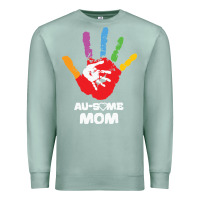 Seafoam LIL Autism Mom Premium Sweatshirt - CowhideDigitalArt