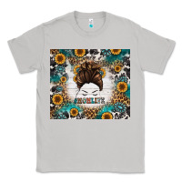Moon Dust mom life messy bun western Classic Tee - Jasminsmagicworld