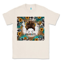 Natural mom life messy bun western Classic Tee - Jasminsmagicworld