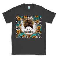 Smoke mom life messy bun western Classic Tee - Jasminsmagicworld