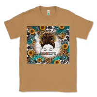 Toasted Coconut mom life messy bun western Classic Tee - Jasminsmagicworld