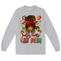 Moon Dust santas favorite cat mom Long Sleeve Tee - texasbilliewilder