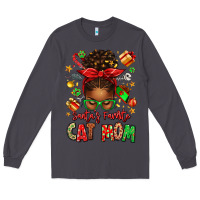 Smoke santas favorite cat mom Long Sleeve Tee - texasbilliewilder