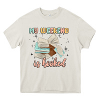Cream my weekend is booked Heavy Core Tee - MaliasSmallBusiness