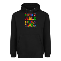 Black see the able not the label Heavyweight Hoodie - CowhideDigitalArt