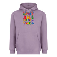 Lavender see the able not the label Heavyweight Hoodie - CowhideDigitalArt