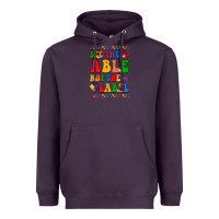 Plum see the able not the label Heavyweight Hoodie - CowhideDigitalArt
