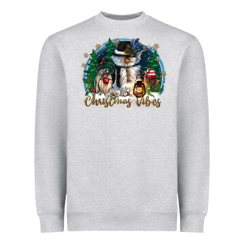 Christmas Vibes Heavyweight Sweatshirt by CowGirlArtShop | Teevron