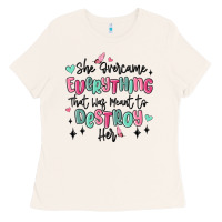 Bone she overcame everything that was meant to destroy Ladies Tee - MaliasSmallBusiness