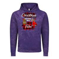 Cloud Purple Christmas With My Tribe Vintage Hoodie - Bettercallsaul