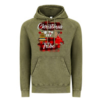 Vintage Olive Christmas With My Tribe Vintage Hoodie - Bettercallsaul