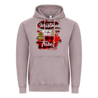 Vintage Zinc Christmas With My Tribe Vintage Hoodie - Bettercallsaul