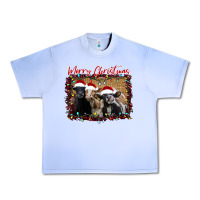 Grape Ice Merry Christmas Cows Urban Heavy Tee - Bettercallsaul