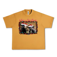 Peanut Butter Merry Christmas Cows Urban Heavy Tee - Bettercallsaul