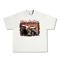 Pistachio Merry Christmas Cows Urban Heavy Tee - Bettercallsaul