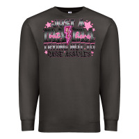 Smoke Just a Mama Out Here Trying Not To Raise Assholes Premium Sweatshirt - CowhideDigitalArt