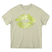 Mossy tennis lips Heavy Core Tee - AdoDesignShop