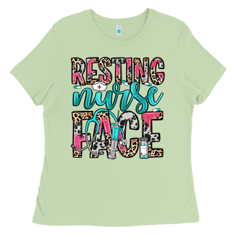 Resting Nurse Face Ladies Tee by NancyCooperArtShop | Teevron