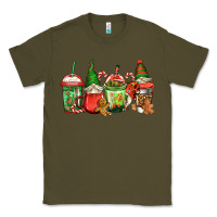 Army Green christmas gnomes coffee Classic Tee - Jasminsmagicworld