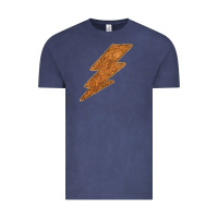 Vintage Denim Western Vintage Pattern Lightning Vintage Tee - Bettercallsaul
