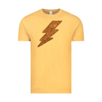Vintage Mustard Western Vintage Pattern Lightning Vintage Tee - Bettercallsaul