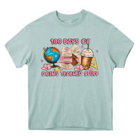 Arona 100 days of doing teacher stuff Heavy Core Tee - MaliasSmallBusiness