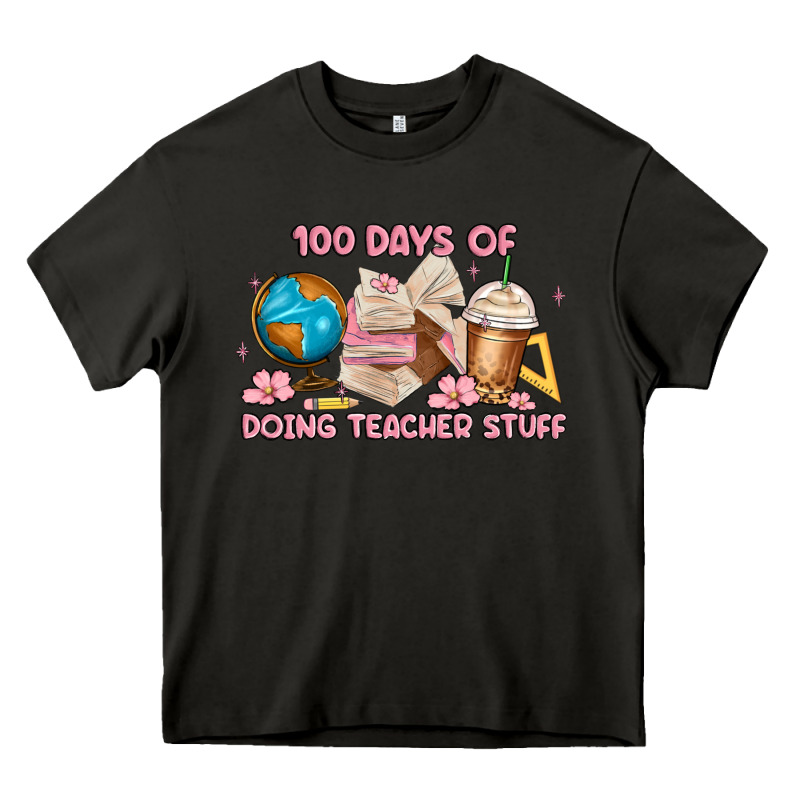 100 Days Of Doing Teacher Stuff Heavy Core Tee by MaliasSmallBusiness | Teevron